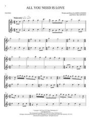 Noten Hal Leonard The Beatles for Two Flutes Noten - 3