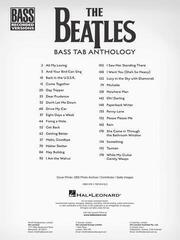 Noty Hal Leonard The Beatles - Bass Tab Anthology Noty - 1