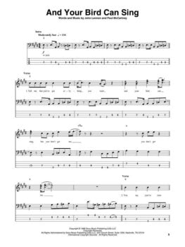 Noty Hal Leonard The Beatles - Bass Tab Anthology Noty - 4