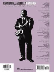 Noty Hal Leonard Cannonball Adderley - Omnibook Noty - 6