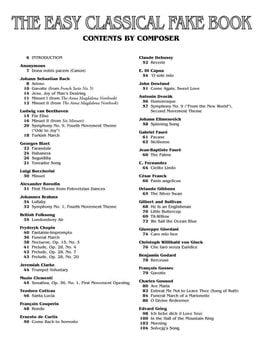 Notes Hal Leonard The Easy Classical Fake Book Notes - 2