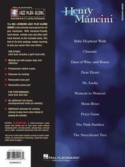 Note Hal Leonard Henry Mancini: 10 Classic Tunes for all Note - 7