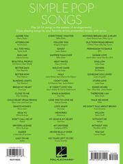 Noty Hal Leonard Simple Pop Songs Noty - 4