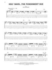 Note Hal Leonard Megadeth - Rust in Peace Note - 1