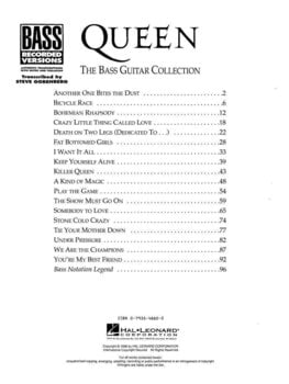 Notes Hal Leonard Queen - The Bass Guitar Collection Notes - 2