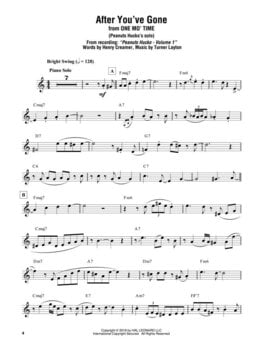 Notes Hal Leonard Clarinet Omnibook for B-flat Instruments Notes - 4