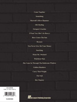 Nuty Hal Leonard The Beatles - Abbey Road Nuty - 6