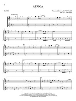 Noten Hal Leonard Pop Classics for Two Flutes Noten - 3