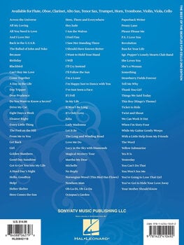 Notes Hal Leonard Best of the Beatles for Cello - 2nd Edition Notes - 2