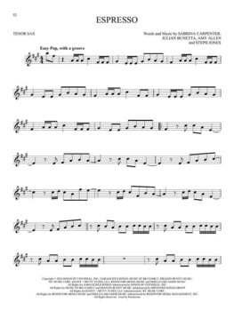 Natos Hal Leonard 101 Top Hits for Tenor Sax Natos - 3