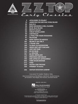 Natos Hal Leonard ZZ Top -Early Classics Natos - 2