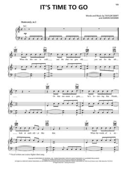 Natos Hal Leonard Taylor Swift - Evermore Natos - 5
