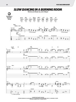 Notes Cherry Lane Music Company Play like John Mayer Notes - 4