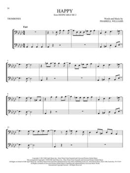 Notes Hal Leonard First 50 Duets for Two Trombones Notes - 5