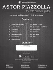 Notes Hal Leonard Astor Piazzolla for Solo Classical Guitar Notes - 1