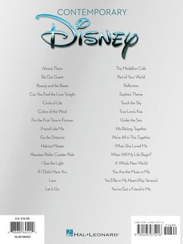 Nuty Hal Leonard Contemporary Disney Nuty - 6