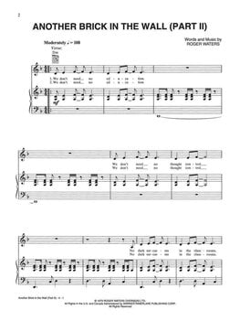 Notes Hal Leonard Pink Floyd - Piano Sheet Music Anthology Notes - 3