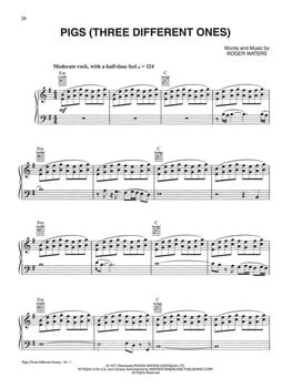 Notes Hal Leonard Pink Floyd - Piano Sheet Music Anthology Notes - 5