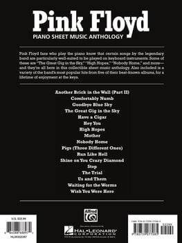 Notes Hal Leonard Pink Floyd - Piano Sheet Music Anthology Notes - 6