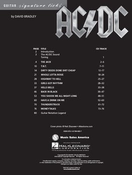 Notes Music Sales America AC/DC - Guitar Signature Licks Notes - 2