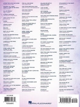 Notes Hal Leonard 100 Most Beautiful Songs Ever Notes - 7
