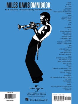 Natos Hal Leonard Miles Davis Omnibook Natos - 2