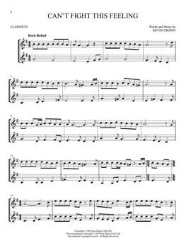 Noten Hal Leonard Classic Rock for Two Clarinets Noten - 4
