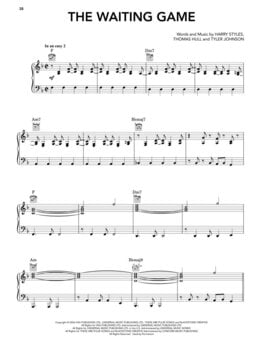 Natos Hal Leonard Harry Styles - Kiss All the Time. Natos - 5