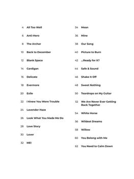 Noty Hal Leonard Taylor Swift - Super Easy Songbook - 2nd Edition Noty - 2