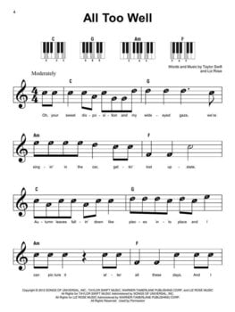 Noty Hal Leonard Taylor Swift - Super Easy Songbook - 2nd Edition Noty - 3