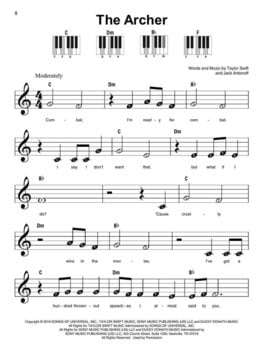 Noty Hal Leonard Taylor Swift - Super Easy Songbook - 2nd Edition Noty - 5