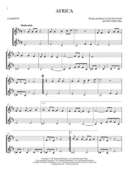 Noten Hal Leonard Pop Classics for Two Clarinets Noten - 3