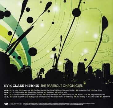 Vinyl Record Gym Class Heroes - The Papercut Chronicles (Reissue) (Green Emerald Coloured) (2 LP) - 2
