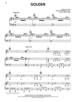 Noten Hal Leonard KPop Demon Hunters Piano/Vocal/Guitar Noten - 5