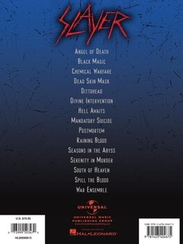 Noty Hal Leonard Slayer - Guitar Collection Noty - 6