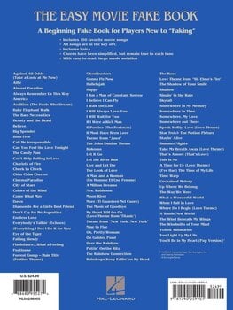 Natos Hal Leonard The Easy Movie Fake Book - 2nd Edition Natos - 9
