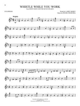Noten Hal Leonard Disney Songs for Xylophone Noten - 5