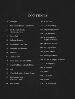 Natos Hal Leonard Taylor Swift - The Tortured Poets Department Natos - 2