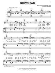 Note Hal Leonard Taylor Swift - The Tortured Poets Department Note - 2