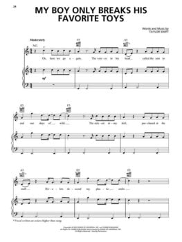 Natos Hal Leonard Taylor Swift - The Tortured Poets Department Natos - 5