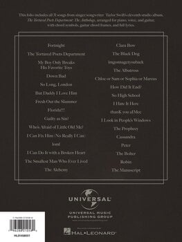 Natos Hal Leonard Taylor Swift - The Tortured Poets Department Natos - 6