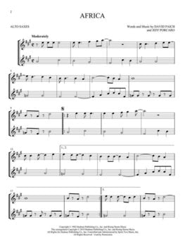Noten Hal Leonard Pop Classics for Two Alto Saxophones Noten - 3