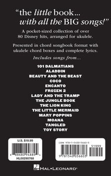 Notes Hal Leonard The Little Black Disney Songbook for Ukulele Notes - 13