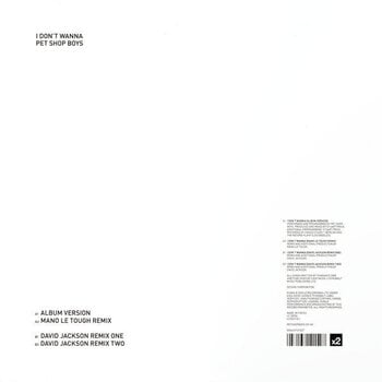 LP ploča Pet Shop Boys - I Don't Wanna (12" SP) - 2