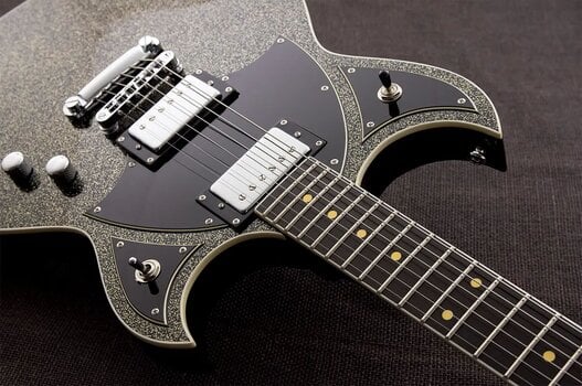 Elektrikitarr Reverend Guitars Reeves Gabrels Spacehawk HT Black Sparkle Elektrikitarr - 2