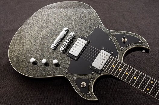 Elektrikitarr Reverend Guitars Reeves Gabrels Spacehawk HT Black Sparkle Elektrikitarr - 3