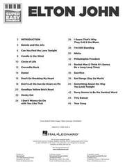 Notes Hal Leonard Elton John - Super Easy Songbook Notes - 1