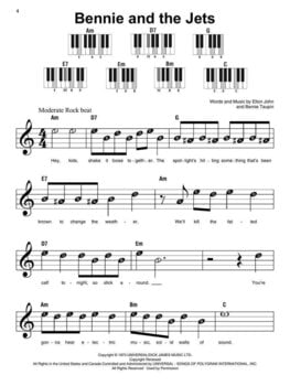 Notes Hal Leonard Elton John - Super Easy Songbook Notes - 3