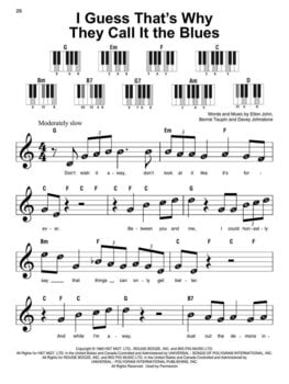 Notes Hal Leonard Elton John - Super Easy Songbook Notes - 4