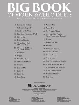 Notes Hal Leonard Big Book of Violin & Cello Duets Notes - 2